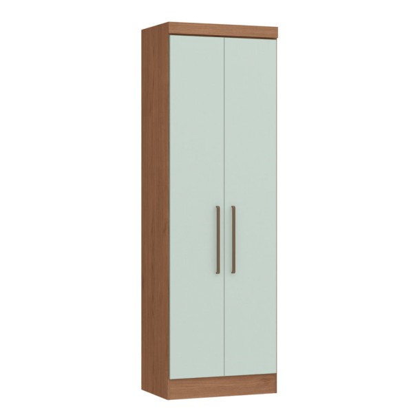 Encontraproduto.com.br - Guarda Roupa Modulado Infinity Com 2 Portas - Macadâmia/pist