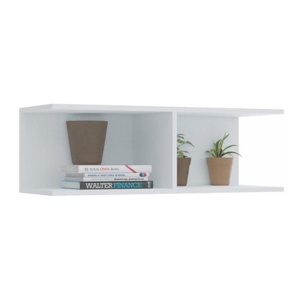 Encontraproduto.com.br - Prateleira Requinte com 2 Nichos - Branco Line