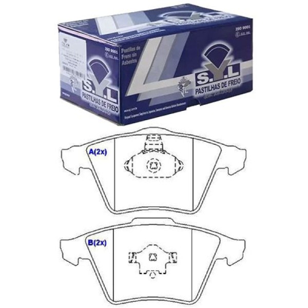 Encontraproduto.com.br - Syl1429 - Pastilha Freio Diant Teves - S40 T5, T5Wd 02/04 - Syl