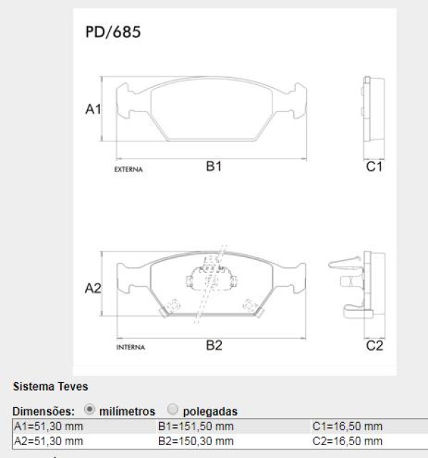 Pastilha Freio Dianteira Honda City 1.5 2009 A 2014