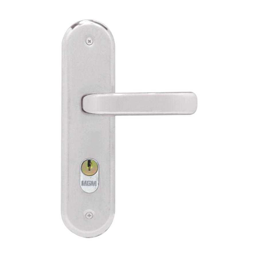 Encontraproduto.com.br - Fechadura MGM Stilo Cromado Externa Esp. ID 434
