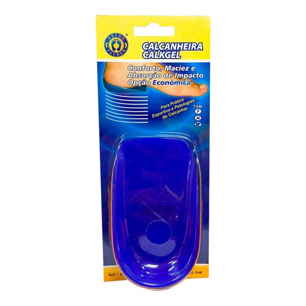 Calcanheira Gel Ortho Pauher Calkgel Tamanho G 1 Par