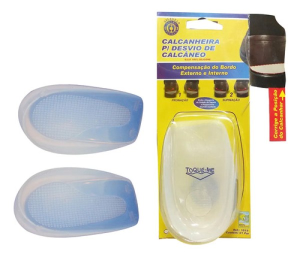 Calcanheira Siligel para Desvio de Calcâneo Tam P - par