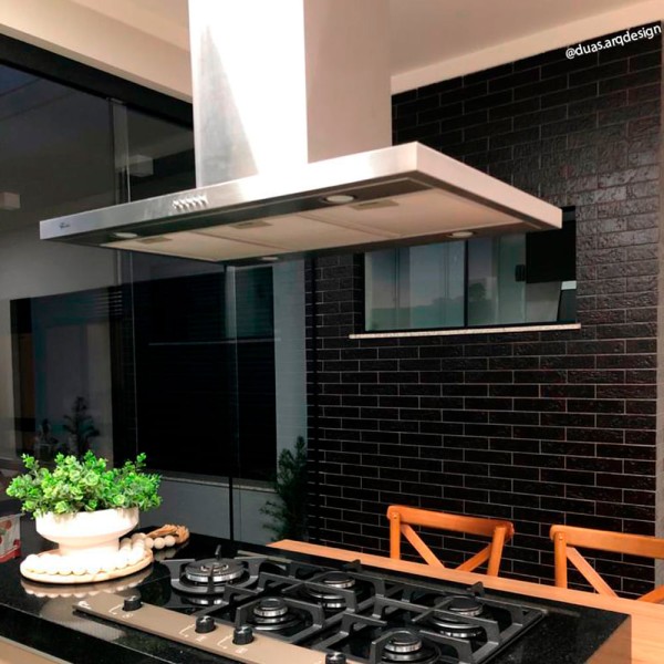Encontraproduto.com.br - Revestimento Acetinado Servilha Negro Tipo A 25,6X6,5CM - 150121 - Pierini