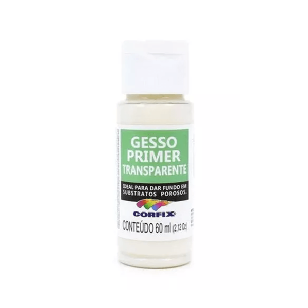 Encontraproduto.com.br - Gesso Primer Transparente 60 ml Corfix