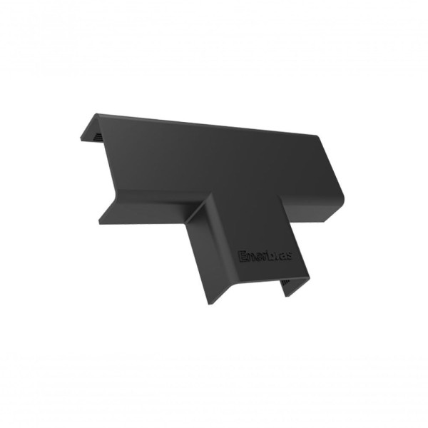 Tê Horizontal Para Canaleta 20x10 Preta