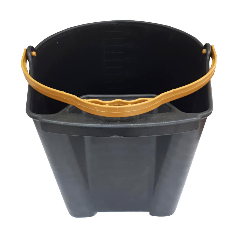 Balde Plastico para Concreto Brasipla Preto 16 Litros