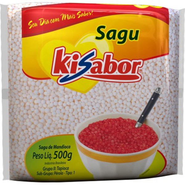 Encontraproduto.com.br - Sagu Kisabor Tradicional 500g