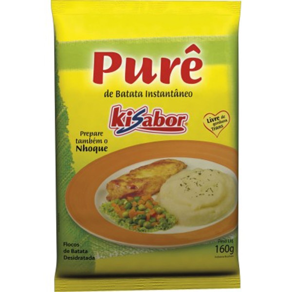Encontraproduto.com.br - Purê de Batata Instantâneo 160g - KiSabor