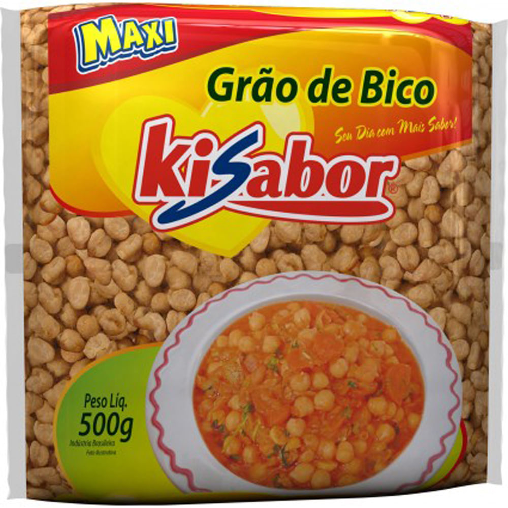 Encontraproduto.com.br - Grão de Bico Kisabor Pacote com 500g