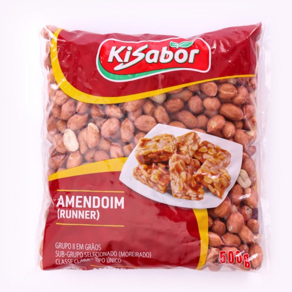 Encontraproduto.com.br - Amendoim Runner Kisabor Pacote 500g