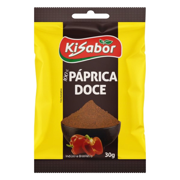 Encontraproduto.com.br - Páprica Doce Kisabor Pacote com 30g
