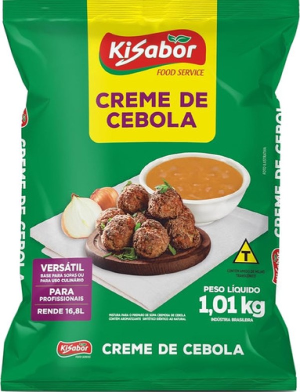 Encontraproduto.com.br - Sopa Kisabor Creme de Cebola Pacote com 1,01kg