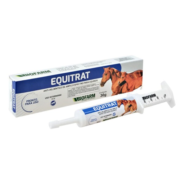 Vermífugo Oral para Cavalos Equitrat - 30 gr