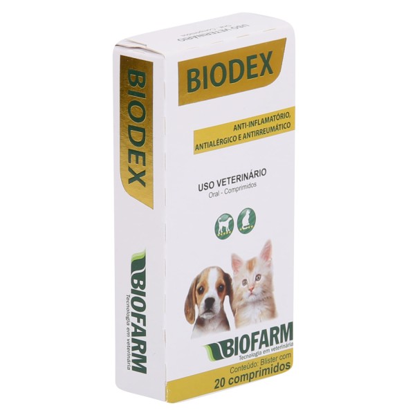 Encontraproduto.com.br - Biodex da Biofarm Blister com 20 Comprimidos