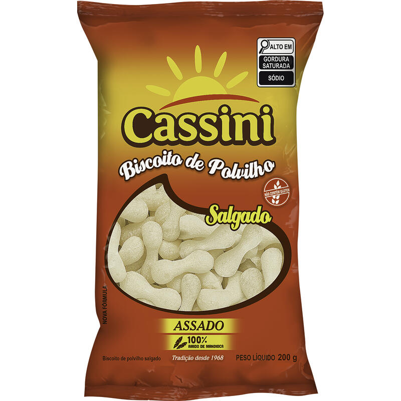 Encontraproduto.com.br - Biscoito de Polvilho Cassini Salgado Pacote com 200g
