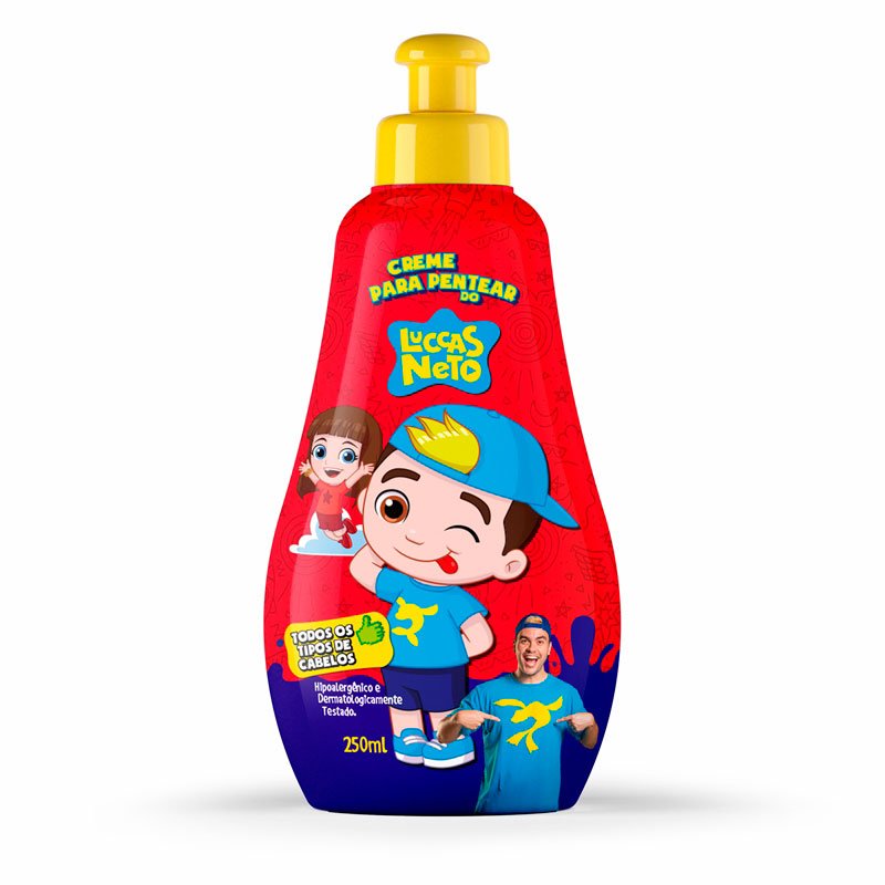 Encontraproduto.com.br - Creme Pentear Luccas Neto Todos Tipos Cabelo 250ml