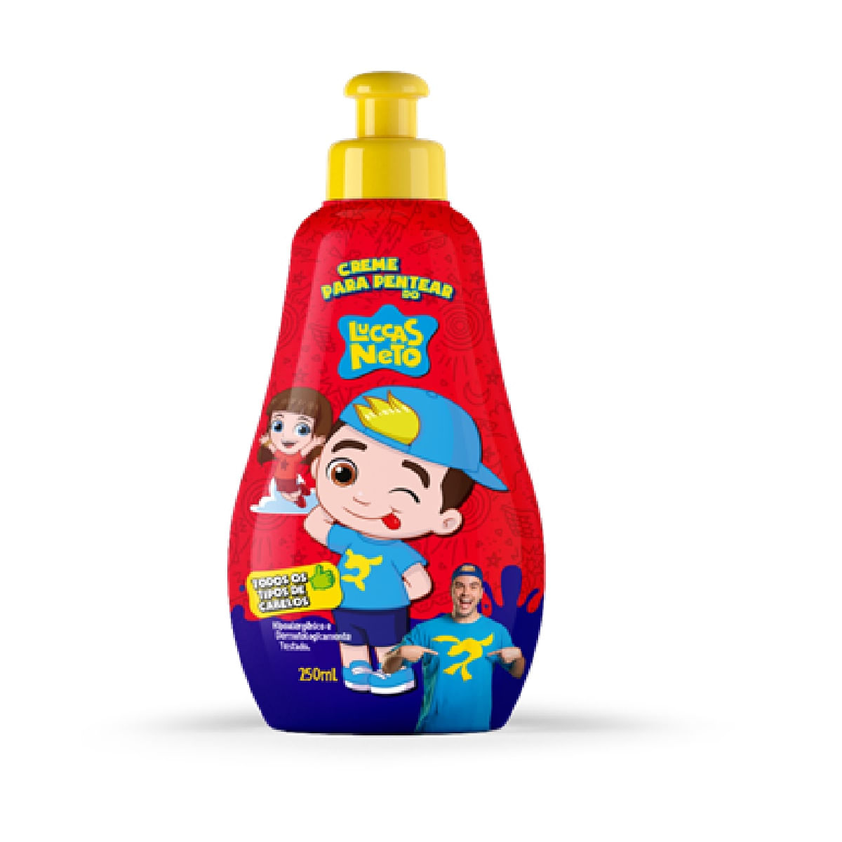 Encontraproduto.com.br - Creme Pentear Luccas Neto Todos Tipos Cabelo 250ml