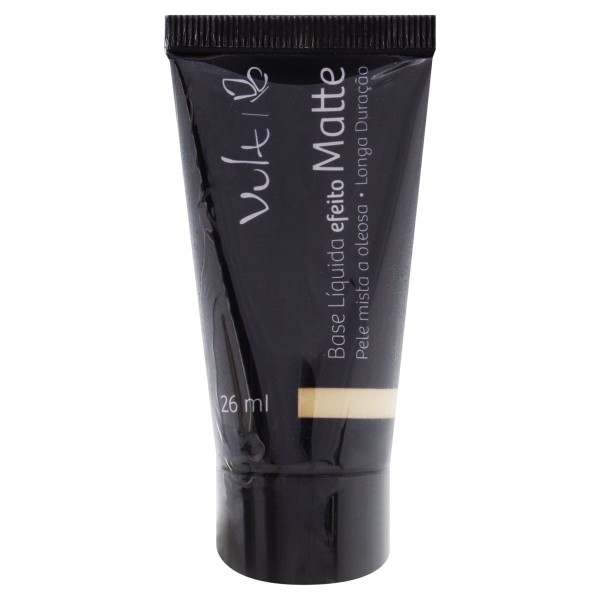 Encontraproduto.com.br - Vult Base Liquida Matte Rosa 01 Pele Mista A Oleosa 26 Ml