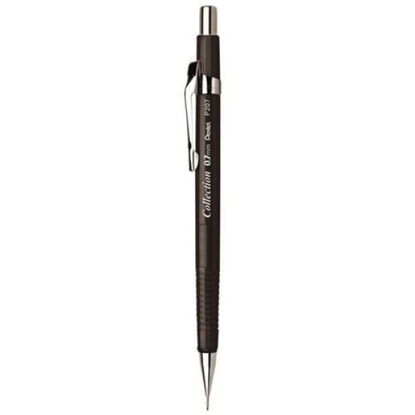 Encontraproduto.com.br - Lapiseira 0,7mm Sharp Preta Fosca Pentel
