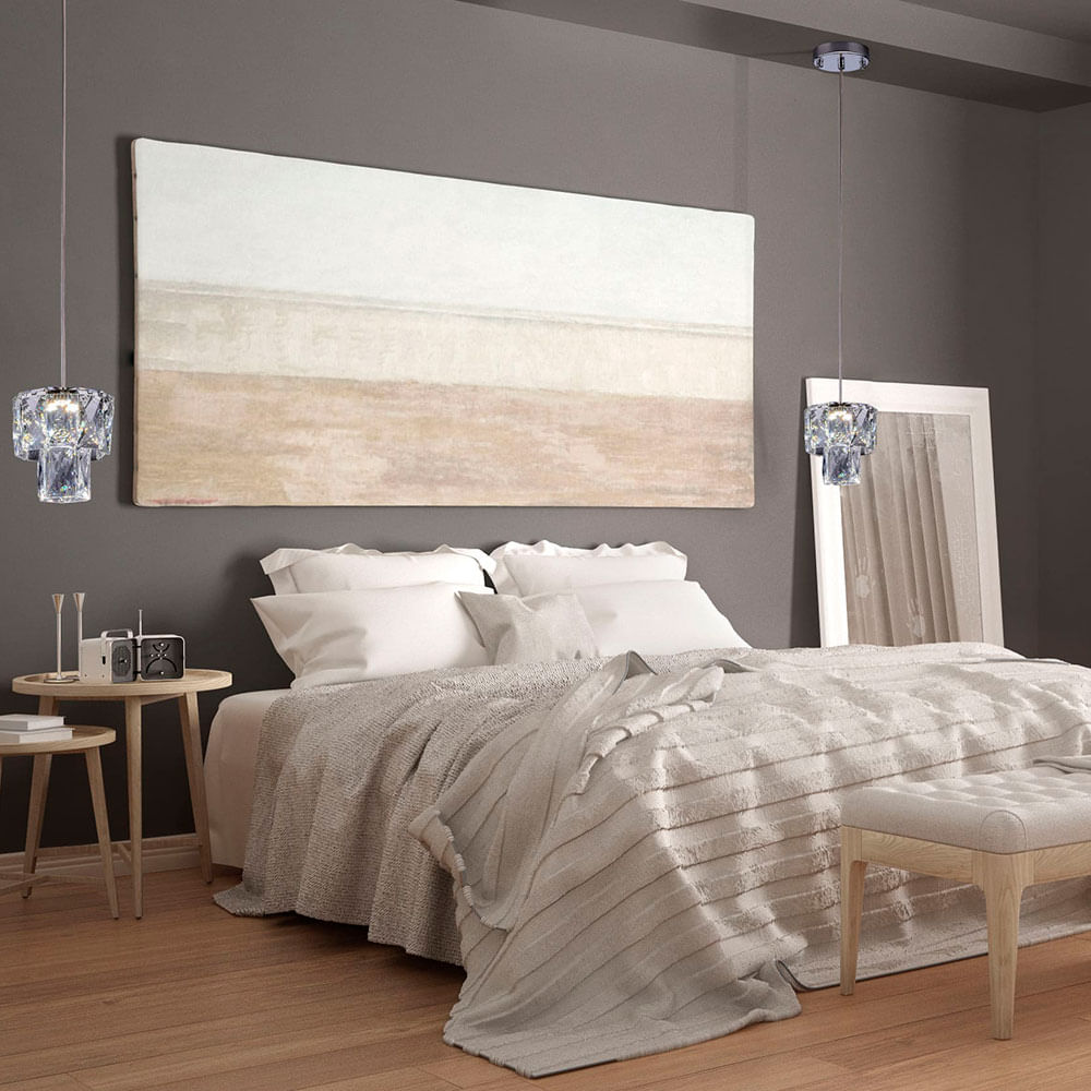 Encontraproduto.com.br - Lustre Pendente Startec Mini Fasano G9 Bivolt Cromado