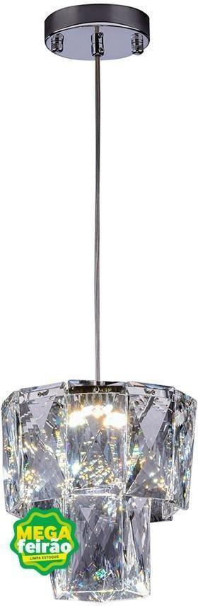 Encontraproduto.com.br - Lustre Pendente Startec Mini Fasano G9 Bivolt Cromado
