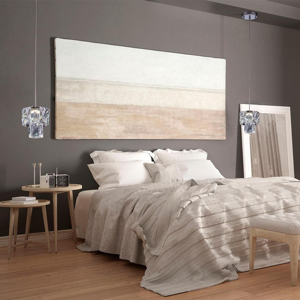 Encontraproduto.com.br - Lustre Pendente Startec Mini Fasano G9 Bivolt Cromado