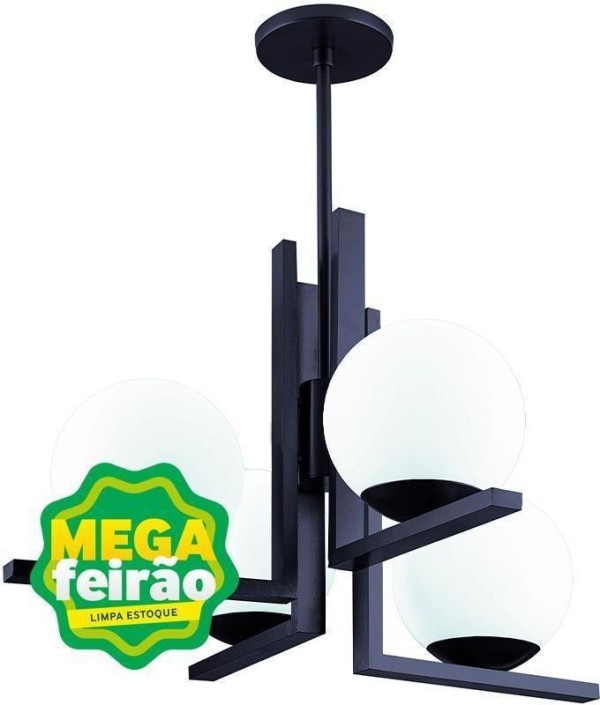 Encontraproduto.com.br - Lustre Pendente Startec Havana 4 E27 Bivolt
