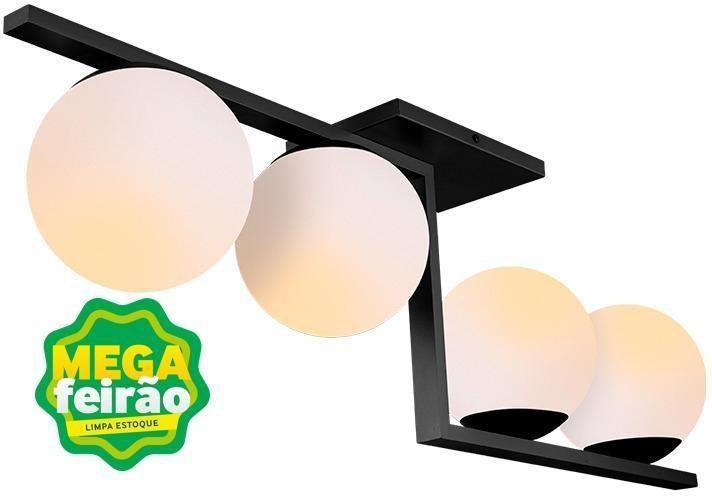 Encontraproduto.com.br - Plafon Startec Havana 4 E27 Bivolt