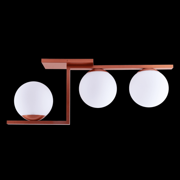 Encontraproduto.com.br - Plafon Startec Havana 3XE27 Cobre 146000004