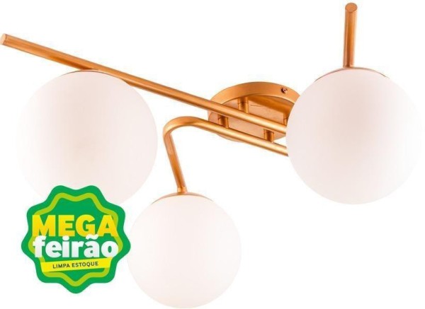 Encontraproduto.com.br - Plafon Startec Barcelona 3 E27 Bivolt