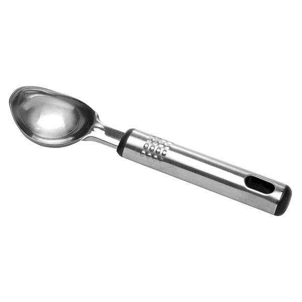 Pegador De Sorvete Sobremesa Em Aço Inox 20cm Concha Sorvete Cor Prateado