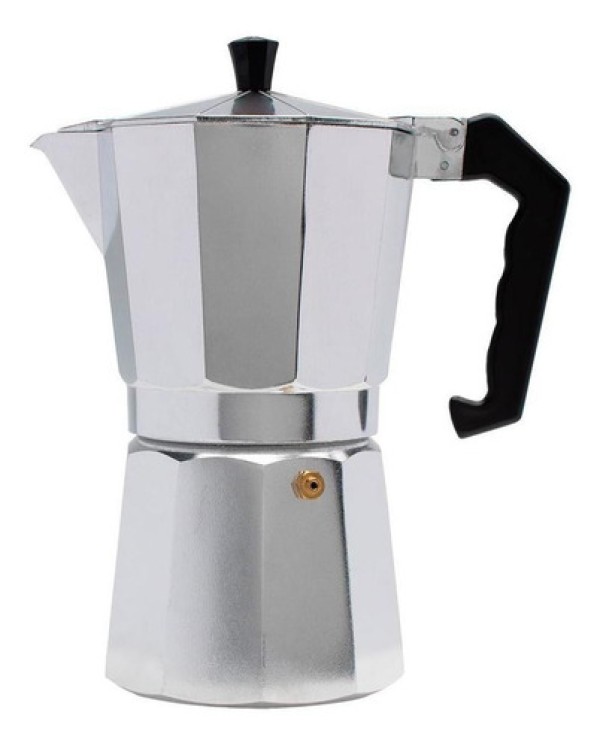 Cafeteira Italiana Moka 450ml Para 9 Cafezinhos Mimo Style Cor Alumínio