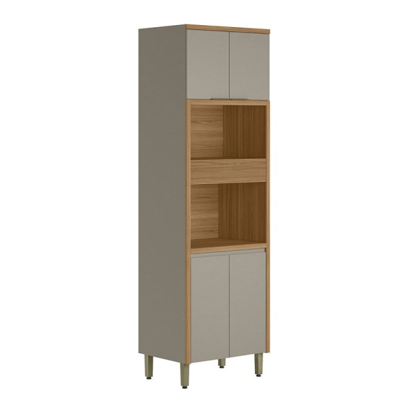 Encontraproduto.com.br - Paneleiro Torre Quente 5 Portas em MDF Allure Linea Brasil