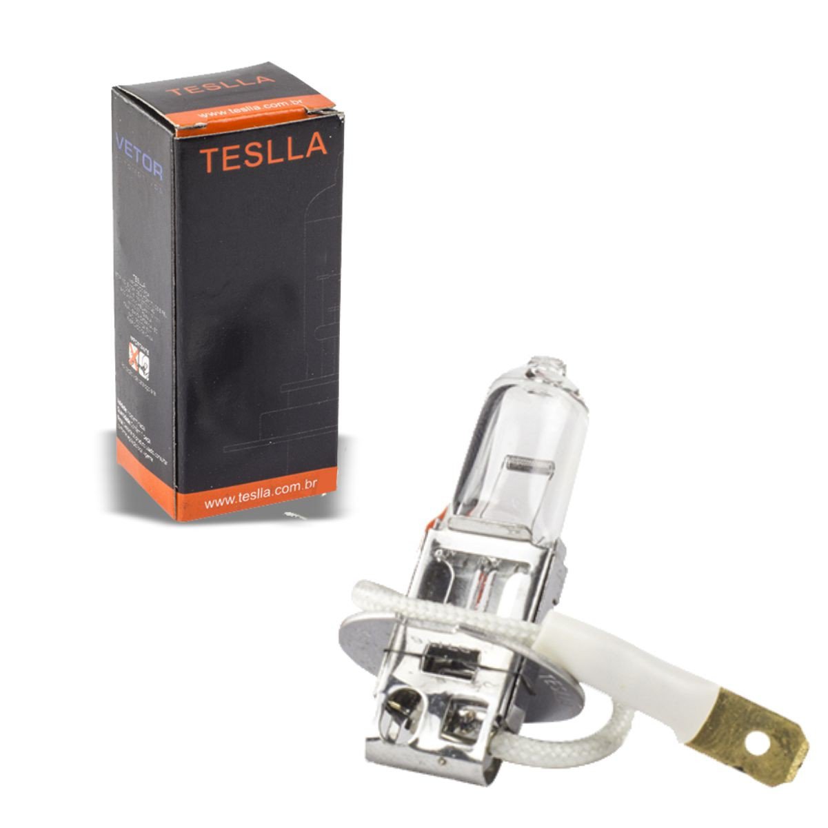 Lâmpada Halógena Transparente H3 4300K 55W 12V