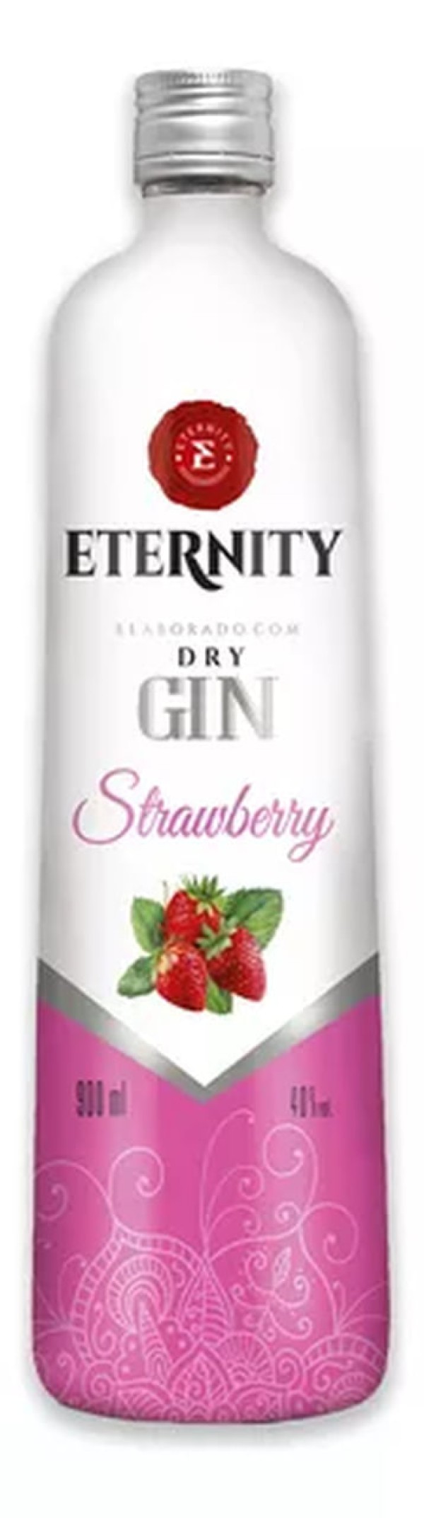 Encontraproduto.com.br - Gin ETERNITY Strawberry Morango Garrafa 900ml