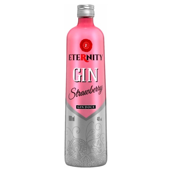 Encontraproduto.com.br - Gin ETERNITY Strawberry Morango Garrafa 900ml