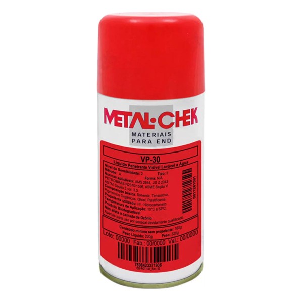 Encontraproduto.com.br - Líquido Detecção de Trinca 220g - Metal-Chek