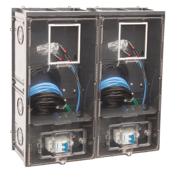 Encontraproduto.com.br - Conjunto Montagem Básica Para 2 Medidores Padrão Edp Strahl