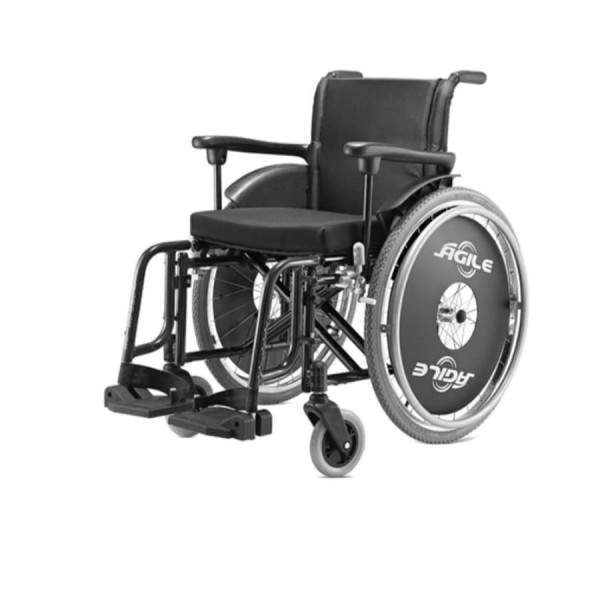 Encontraproduto.com.br - Cadeira De Rodas Jaguaribe Agile - 40Cm (Preto) Agile - 40Cm (Preto)