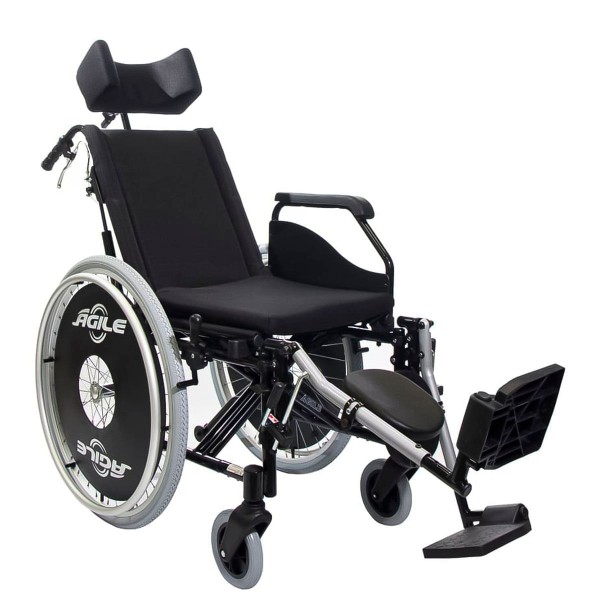 Encontraproduto.com.br - Cadeira De Rodas Jaguaribe Agile - 40Cm (Preto) Agile - 40Cm (Preto)