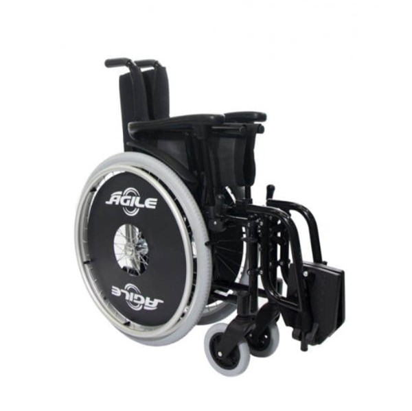 Encontraproduto.com.br - Cadeira De Rodas Jaguaribe Agile - 40Cm (Preto) Agile - 40Cm (Preto)