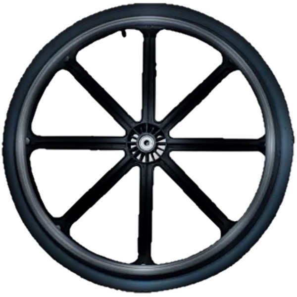 Encontraproduto.com.br - Roda Aro 24 com Pneu Inflável para Cadeira Rodas Jaguaribe - unidade