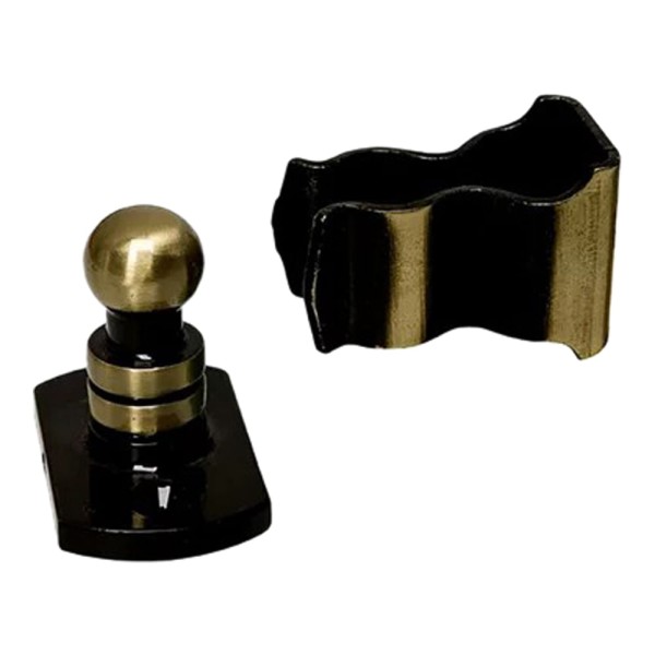 Encontraproduto.com.br - Prendedor Trava De Porta Universal Latão 02 Cores Silvana