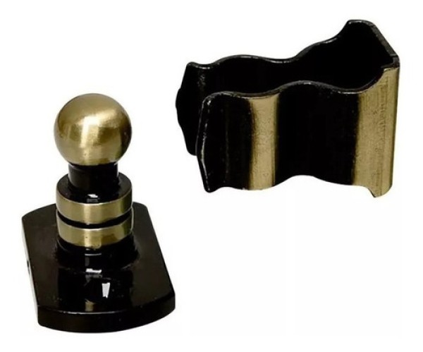 Encontraproduto.com.br - Prendedor Trava De Porta Universal Latão 02 Cores Silvana