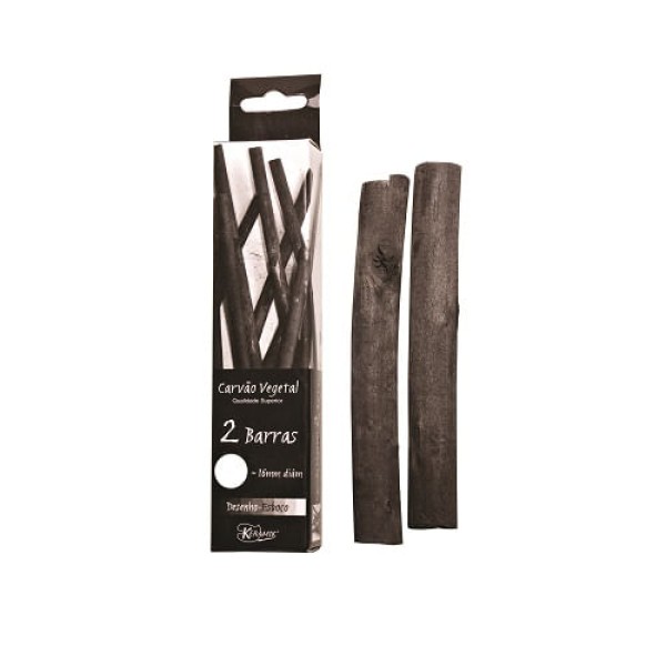 Encontraproduto.com.br - Carvão Vegetal Para Desenho Esboco 2 Unidades