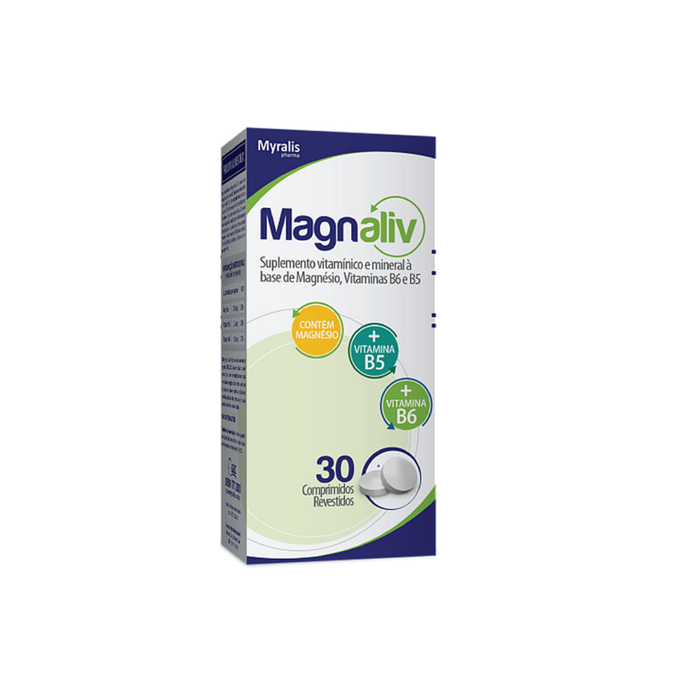 Encontraproduto.com.br - Magnaliv Comprimido - Caixa com 30 Comprimidos