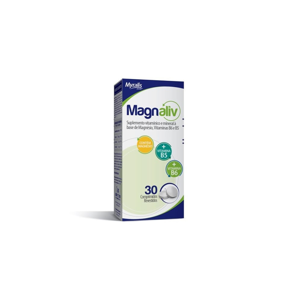 Encontraproduto.com.br - Magnaliv Comprimido - Caixa com 30 Comprimidos