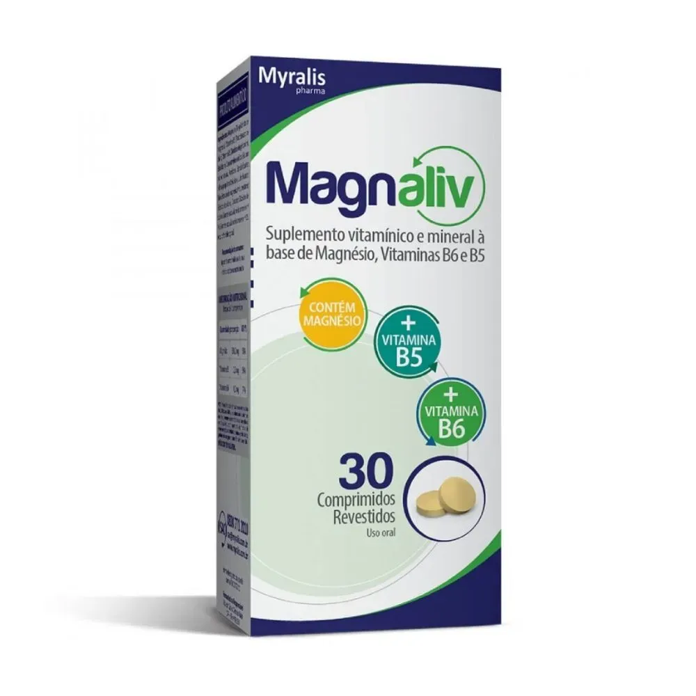 Encontraproduto.com.br - Magnaliv Comprimido - Caixa com 30 Comprimidos