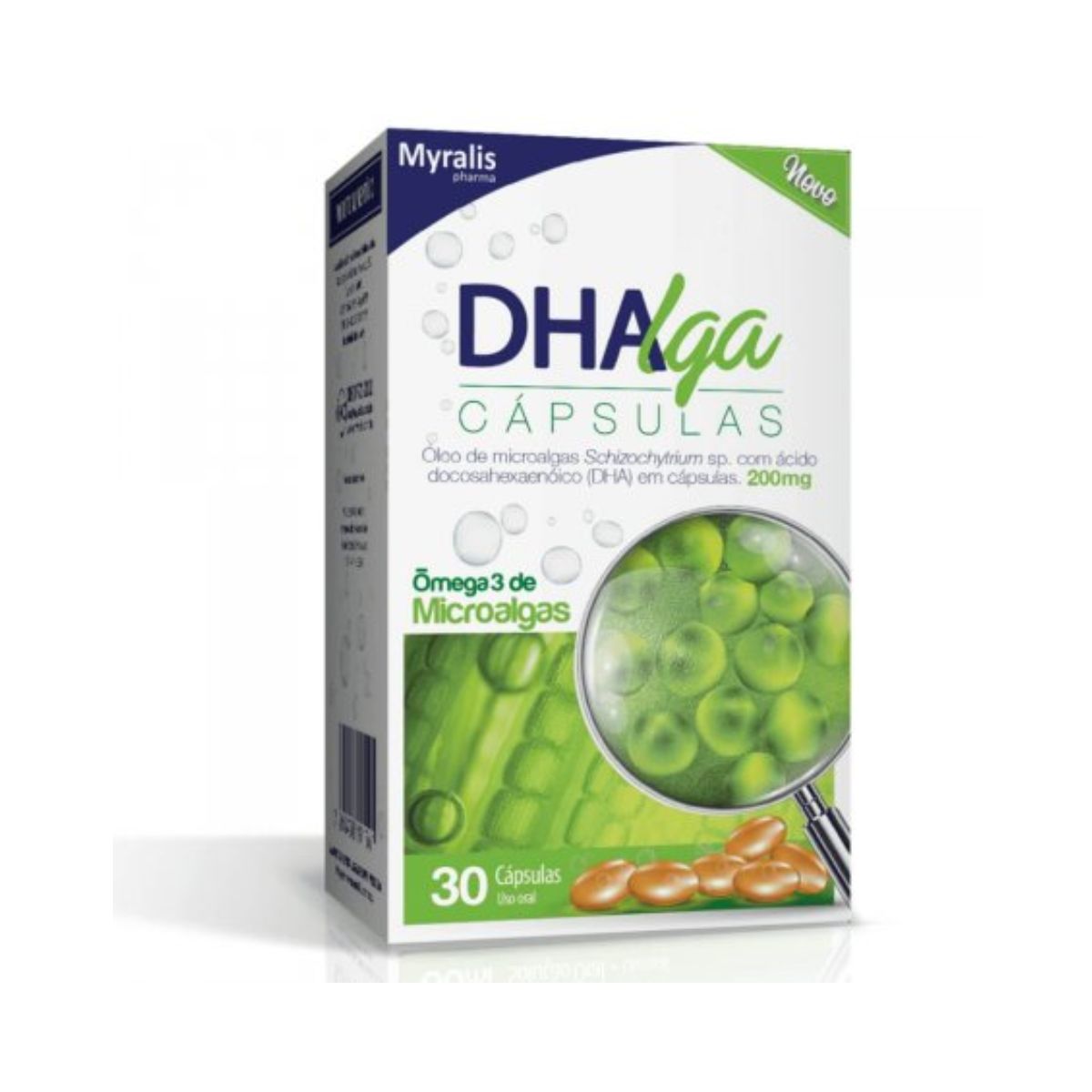 Dhalga Ômega-3 200mg 30 Cápsulas
